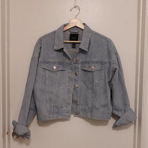 Forever 21 cropped denim jacket